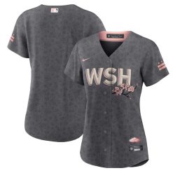 Alternative view of Washington Nationals Blank City Connect Jersey - All Stitched