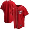 Washington Nationals Blank Red Alternate Jersey - All Stitched