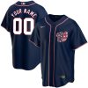 Custom Washington Nationals Navy Patriotic Alternate Jersey - All Stitched