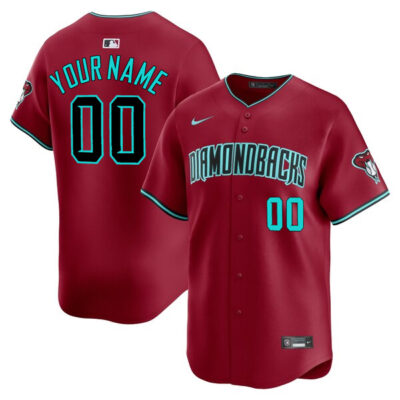 Custom Arizona Diamondbacks Red Alternate Limited Jersey