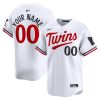 Custom Minnesota Twins White Home Limited Jersey - All Stitched