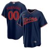 Custom Minnesota Twins Navy Alternate Jersey - All Stitched