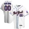 Custom New York Mets White 11/9 20th Anniversary Jersey
