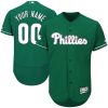 Custom Philadelphia Phillies St Patrick's Day Green Jersey - All Stitched