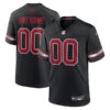 Custom Arizona Cardinals Black Alternate Game Jersey - All Stitched