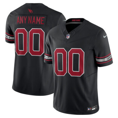 Custom Arizona Cardinals Black Alternate Vapor F.U.S.E Limited Jersey - All Stitched