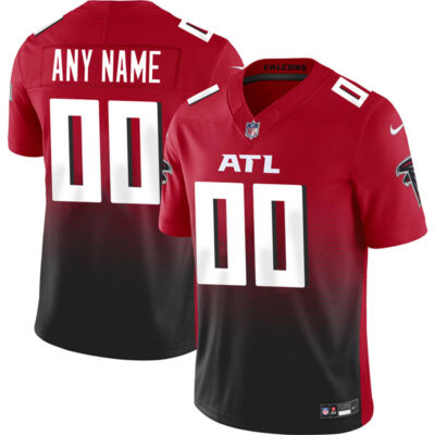 Custom Atlanta Falcons Red Alternate Vapor F.U.S.E Limited Jersey - All Stitched