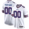 Custom Buffalo Bills White Away Game Jersey - All Stitched