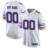 Custom Buffalo Bills White Alternate Game Jersey - All Stitched