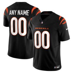 Custom Cincinnati Bengals Black Home Vapor F.U.S.E Limited Jersey - All Stitched