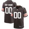Custom Cleveland Browns Brown Home Game Jersey - All Stitched