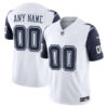 Custom Dallas Cowboys White Alternate Vapor F.U.S.E Limited Jersey - All Stitched