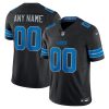 Custom Detroit Lions Black Alternate Vapor F.U.S.E Limited Jersey - All Stitched