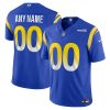 Custom Los Angeles Rams Royal Blue Home Vapor F.U.S.E Limited Jersey - All Stitched