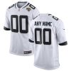 Custom Jacksonville Jaguars White Away Game Jersey - All Stitched