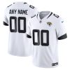 Custom Jacksonville Jaguars White Away Vapor F.U.S.E Limited Jersey - All Stitched