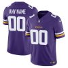 Custom Minnesota Vikings Purple Home Vapor F.U.S.E Limited Jersey - All Stitched