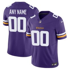 Custom Minnesota Vikings Purple Home Vapor F.U.S.E Limited Jersey - All Stitched
