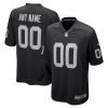 Custom Las Vegas Raiders Black Home Game Jersey - All Stitched