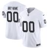 Custom Las Vegas Raiders White Away Vapor F.U.S.E Limited Jersey - All Stitched