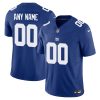 Custom New York Giants Royal Blue Home Vapor F.U.S.E Limited Jersey - All Stitched