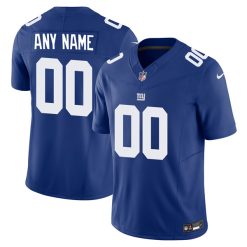 Custom New York Giants Royal Blue Home Vapor F.U.S.E Limited Jersey - All Stitched