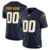 Custom Los Angeles Chargers Navy Alternate Vapor F.U.S.E Limited Jersey - All Stitched