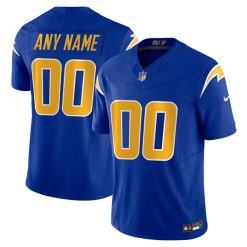 Custom Los Angeles Chargers Royal Blue Alternate Vapor F.U.S.E Limited Jersey