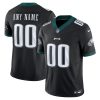 Custom Philadelphia Eagles Black Alternate Vapor F.U.S.E Limited Jersey - All Stitched