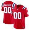 Custom New England Patriots Red Alternate Vapor F.U.S.E Limited Jersey