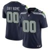 Custom Seattle Seahawks Navy Home Vapor F.U.S.E Limited Jersey - All Stitched