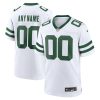Custom New York Jets Legacy White Away Game Jersey - All Stitched