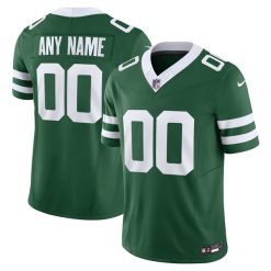 Custom New York Jets Legacy Green Home Vapor F.U.S.E Limited Jersey - All Stitched