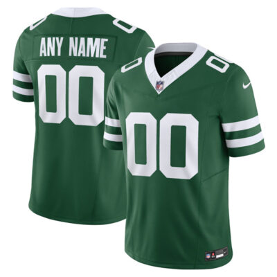 Custom New York Jets Legacy Green Home Vapor F.U.S.E Limited Jersey - All Stitched