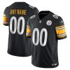 Custom Pittsburgh Steelers Black Home Vapor F.U.S.E Limited Jersey - All Stitched