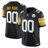 Custom Pittsburgh Steelers Alternate Black Vapor F.U.S.E Limited Jersey - All Stitched