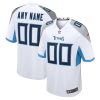 Custom Tennessee Titans White Away Game Jersey - All Stitched