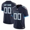 Custom Tennessee Titans Navy Home Vapor F.U.S.E Limited Jersey - All Stitched