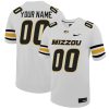 Custom Missouri Tigers Football White Jersey - All Stitched