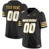 Custom Missouri Tigers Football Black Vapor Limited Jersey - All Stitched