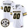 Custom Missouri Tigers Football White Vapor F.U.S.E Limited Jersey - All Stitched