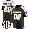 Custom Missouri Tigers Football Alternate Black Vapor F.U.S.E Limited Jersey - All Stitched