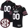 Custom Mississippi State Bulldogs Football Black Premier Jersey - All Stitched