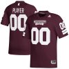 Custom Mississippi State Bulldogs Football Maroon Jersey - All Stitched