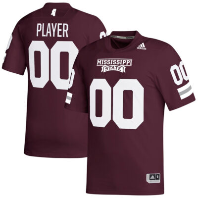 Custom Mississippi State Bulldogs Football Maroon Jersey - All Stitched