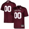 Custom Mississippi State Bulldogs Football Maroon Dowsing X Bell 50th Anniversary Jersey - All Stitched