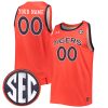 Custom Auburn Tigers Basketball Orange Alternate Jersey - All Stitched