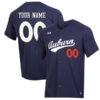 Custom Auburn Tigers College Baseball Navy Jersey - All Stitched