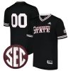 Custom Mississippi State Bulldogs Black Baseball Jersey - All Stitched