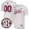 Custom Mississippi State Bulldogs Pinstripe Baseball Jersey - All Stitched